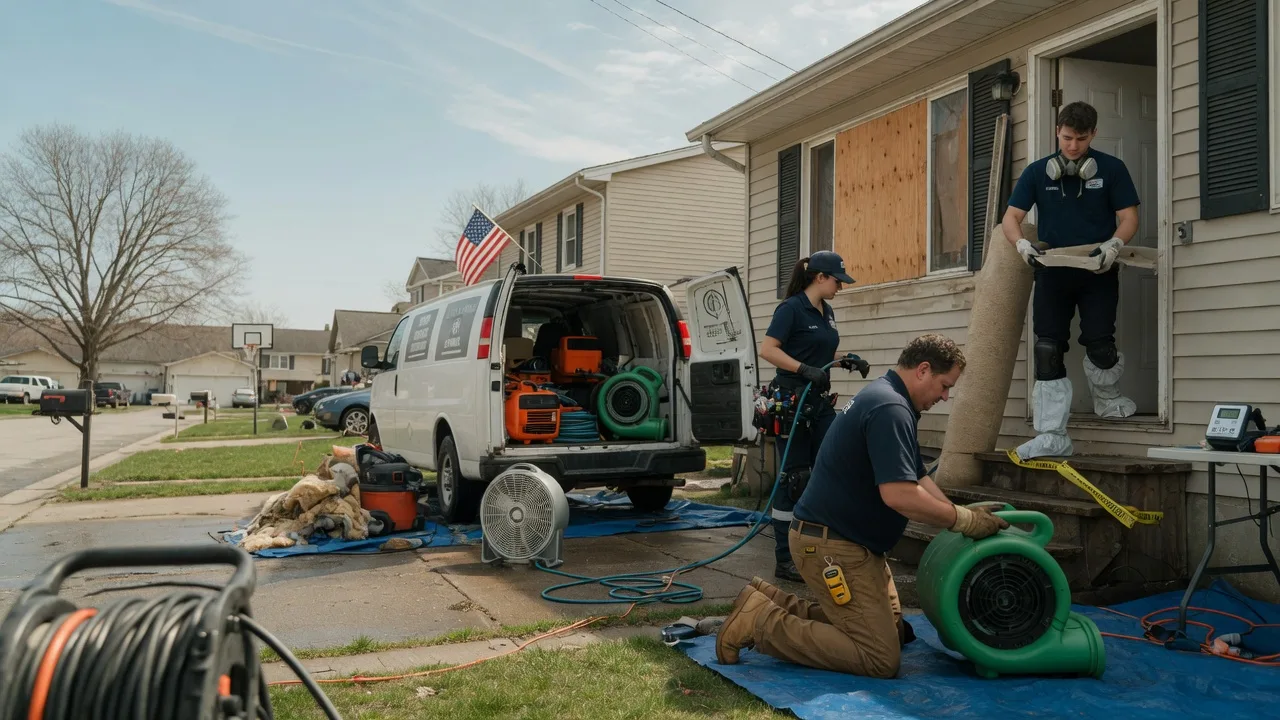Water Damage Restoration in Girard, KS near me